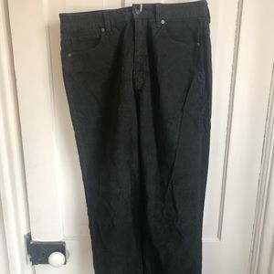 NWOT AE Corduroy Mom Stretch Pant- Black
